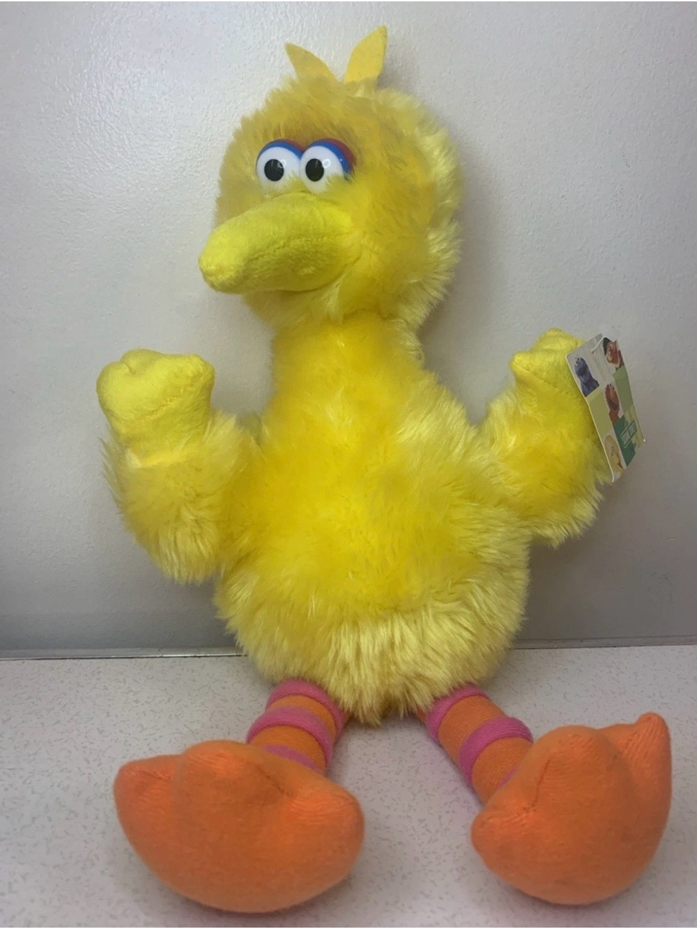 Sesame Street Big Bird Plush Toy - Yellow with Orange Feet